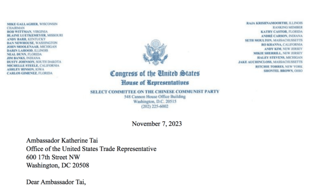 Gallagher warns about China strategy to dominate the global  auto market 