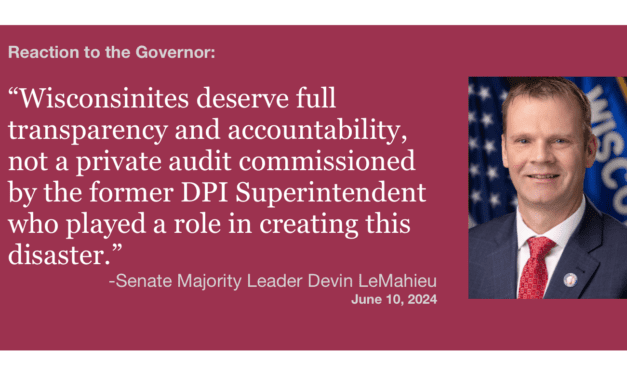 Legislative leader blasts Governor’s slow go external audits of MPS