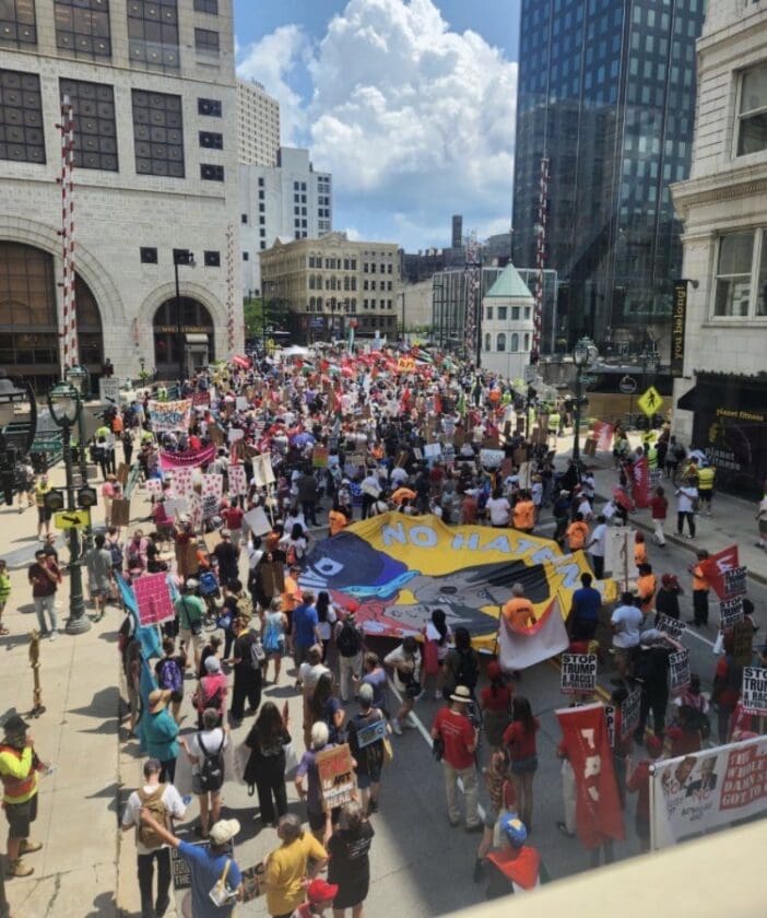 March on the RNC protest, July 15, 2024