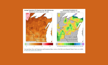 Wisconsin Crop Progress and Condition from USDA 9/16/24