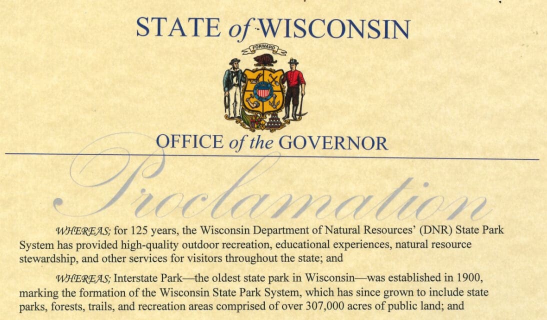 Wisconsin State Park System Celebrates 125 Years of Recreation and Conservation
