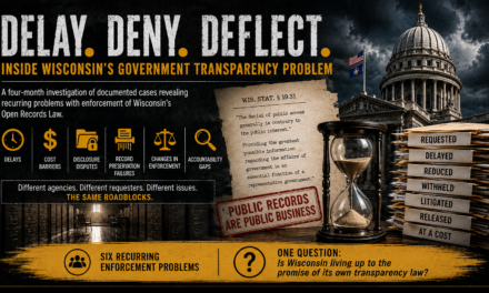 Delay, Deny, Deflect: Inside Wisconsin’s Government Transparency Problem