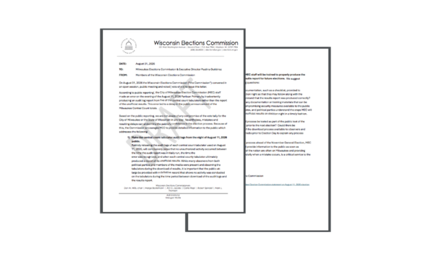 Now State Elections Regulators Consider Pressuring Milwaukee Over Withheld Election Records