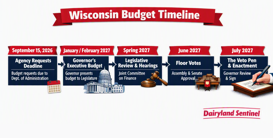 Wisconsin Kicks Off 2027 to 2029 Budget Cycle as Agencies File Requests