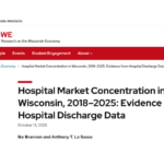 UW-Madison report finds Wisconsin hospital markets grew more concentrated, mostly through mergers