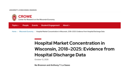 UW-Madison report finds Wisconsin hospital markets grew more concentrated, mostly through mergers