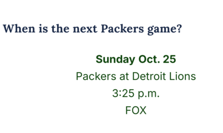 Green Bay Packers 2026 schedule: Dates, kickoff times and TV channels for every game